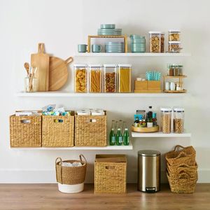 Quadratischer Lebensmittelbehälter 3L (2er-Pack) Flip-Tite Rechteckiger Vorratsbehälter für die Speisekammer-Organisation - Product Image 5