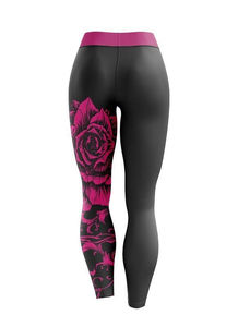 Leggings de sport pour femmes, décontractés, en coton/bambou, imprimé léopard, respirants, taille haute, longueur genou, sans couture, pour yoga, gym, fitness - Product Image 2