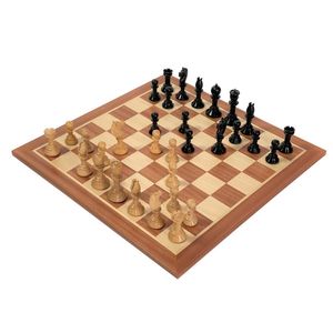 Luxury Professional Wooden Chess Set Handcrafted Staunton Chessmen Weighted Wood Board <b>Game</b> Gift Set for Adults Kids Tournament - Product Image 1