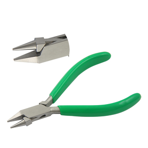 Round & Flat Nose Plier 130mm Smooth Jaws Without Spring & PVC Handles Joint Box Jewelry Making DIY Crafts <b>Wire</b> holding Pliers - Product Image 1