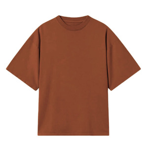 Camiseta de Hombre de Manga Corta, 100% Algodón, Corte Regular, Cuello Redondo, Diseño Sólido, Impresión Serigráfica, Antiarrugas, Impresión de Logotipo Personalizado - Product Image 3