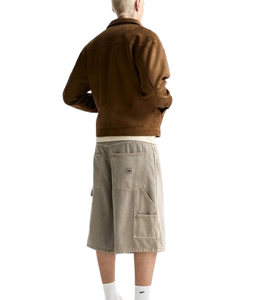 Custom Men's Heavyweight Cotton Canvas Work <b>Jacket</b> Premium OEM <b>Zip</b>-<b>Up</b> <b>Jacket</b> With Custom Logo - Product Image 2