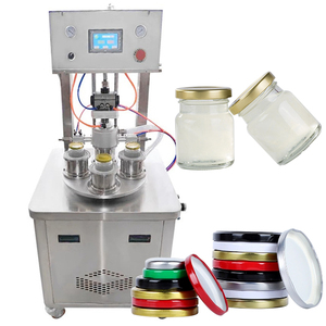 Tự động đóng nắp máy chân không đóng nắp máy thủy tinh Jar đóng hộp chai thủy tinh screwing đóng nắp niêm phong máy - Product Image 1
