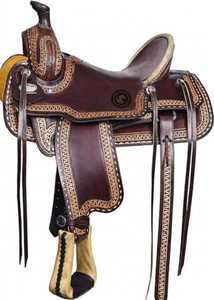 High Quality Wholesale Price Latest Portable Western Riding Horse Saddle Indian <b>Harness</b> <b>Leather</b> Durable Western Horse Ridding - Product Image 2