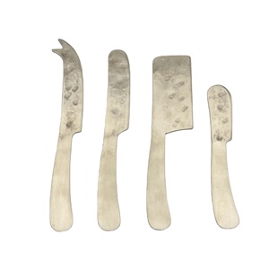 Classic and Luxury Stainless Steel Butter and cheese <b>Knives</b> Set of 4 in High Quality Finish for the Use of Kitchen & Restaurant - Product Image 1