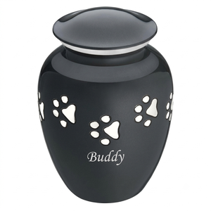 Aluminum Pet <b>Urn</b> For Dog And <b>Cat</b> Cremation Ashes With Timeless Design And Secure Storage Solution - Product Image 4