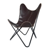 Chaise en cuir légère de qualité supérieure Navyani Arts avec pieds en métal et design moderne, meubles de salon, chaise de salon