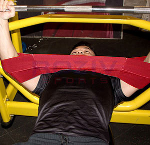 Bandes de compression pour presse à banc en nylon de haute qualité, réglables, robustes, à haute élasticité et confortables, Roziv Sports RS-BPB-05 - Product Image 3