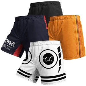 Pantalones cortos MMA para hombre, con estampado, cintura elástica, para entrenamiento en gimnasio, kickboxing, ligeros, de secado rápido, coloridos, para artes marciales mixtas. - Product Image 4