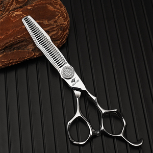 6.0 Inch Cutting Thinning Scissors Kit VG10 Steel Beauty Scissors Barber Professional Salon <b>Shears</b> V-tooth 25-30% Thin Scissors - Product Image 5