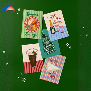 ชุดการ์ดวันหยุดที่เรียบง่ายทันสมัยที่มีดีไซน์กราฟิกที่สะอาด - Product Image 3