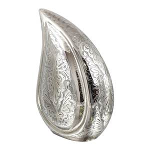 Urne funéraire en forme de goutte d'eau de style européen, finie à la main, personnalisable, en laiton, pour cendres, souvenir de crémation pour la mémoire de la famille, PET - Product Image 1