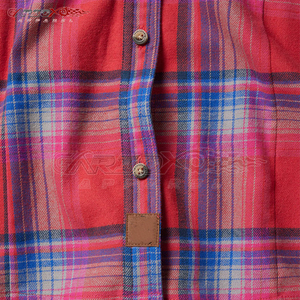 Chemise en flanelle épaisse pour femme, style motard, manches longues, poignets boutonnés, style outdoor, vente en gros - Product Image 6