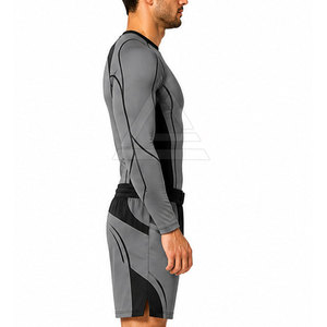 Ensemble Rashguard et Short de MMA Professionnel – Vêtements de Compression Légers avec Coupe Confortable et Moderne pour Activités de Plein Air - Product Image 5
