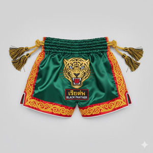 Shorts de boxe Muay Thai professionnels, extensibles, confortables, design personnalisé, vente en gros, sur mesure, légers et respirants - Product Image 4