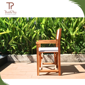 Fauteuil pliant en bois écologique Love Contemporary pour l'extérieur, le salon, les pique-niques et la pêche - Product Image 4