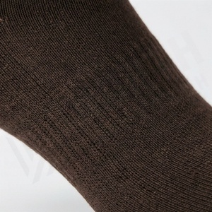 Brown Crew <b>Socks</b> Solid Color Knitted Cotton Breathable Daily Wear Adult Autumn Casual <b>Socks</b> - Product Image 5