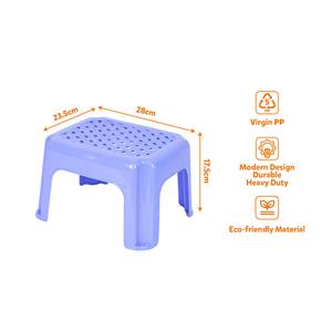 Wholesale Stackable Plastic Foot <b>Stool</b> Heavy Duty Weatherproof <b>Garden</b> Sitting Bench Eco Friendly Laundry <b>Stool</b> Bulk - Product Image 5