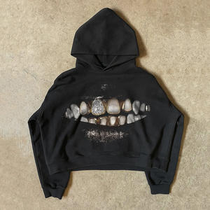 เสื้อฮู้ดซิปหน้าเต็มตัว มีสไตล์ ใส่สบาย ทรงโอเวอร์ไซส์ เหมาะสำหรับผู้ชาย ผู้หญิง วัยรุ่น และวัยหนุ่มสาว - Product Image 4