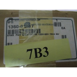 หม้อแปลงไฟฟ้า AMAT 1360-01217, B075MQ15XK, XFMR PWR - อุปกรณ์และชิ้นส่วนเซมิคอนดักเตอร์ระดับโลกที่เชื่อถือได้ - Product Image 1