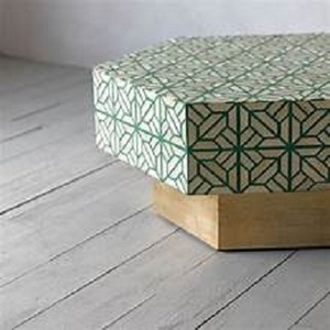 เฟอร์นิเจอร์ไม้ดีไซน์ทันสมัยทำด้วยมือสุดหรูฝังกระดูกแบบนอร์ดิกโต๊ะกลางโต๊ะรับประทานอาหารห้องนั่งเล่นโต๊ะกาแฟบ้าน - Product Image 3