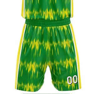 Ensemble short et maillot de basketball unisexe pour adulte, personnalisable avec nom d'équipe et logo, impression numérique, 100% polyester, vente en gros - Product Image 6