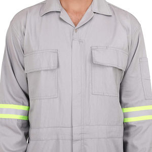 Overol de Trabajo de Alta Calidad, Transpirable y Duradero, de Poliéster y Algodón, Uniforme de Seguridad, Ropa de Protección Personal para la Construcción, Reflectante - Product Image 5