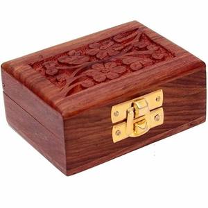 Caja de Madera Grabada Personalizada, Artesanía en Madera Hecha a Mano, Caja de Almacenamiento para Regalos - Product Image 4