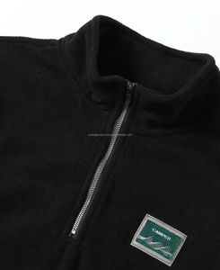 Sudadera de Forro Polar para Hombre, Cuello Alto con Cierre de Cremallera, Estilo Casual de Invierno, Suave, Moderna, de Alta Calidad, Ecológica - Product Image 2