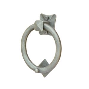 Pomo de puerta de hierro forjado a mano con diseño moderno y elegante, acabado con recubrimiento en polvo, para realzar la entrada principal, también apto como tirador de gabinete. - Product Image 2