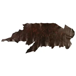 Authentic Quality Pull Up Plain Cowhide Leather For Making Footwear Handbags Backpacks Wallets Custom Leather Accessories Hide - Product Image 6