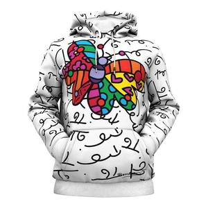 Sudadera con Capucha y Estampado Abstracto Colorido para Hombre, Sudadera de Punto de Poliéster para Otoño, Impresión por Sublimación, Logotipo Frontal - Product Image 1