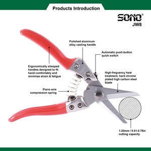 Ciseaux de jardinage SONO JW8 pour la taille des fruits du dragon et des cactus, ciseaux floraux de haute qualité, usage industriel et bricolage - Product Image 2