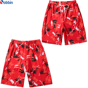 Shorts décontractés pour hommes, confortables, personnalisables, en polyester/coton, couleur unie, pour yoga, entraînement et fitness - Product Image 3