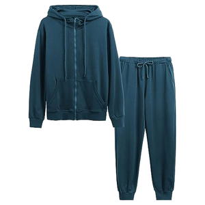 Survêtement d'hiver chaud et décontracté pour homme, 100 % coton, à capuche, couleur unie, haute qualité, personnalisé, collection 2025 – Meilleures ventes - Product Image 1