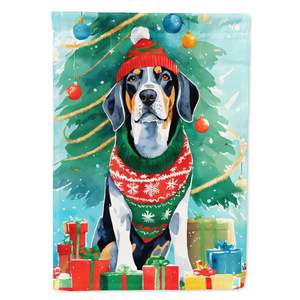 ธงบ้านคริสมาสต์โพลีเอสเตอร์ขนาดใหญ่หลากสีสำหรับประดับระเบียงบ้านแบนเนอร์สำหรับตกแต่งสวน - Product Image 1