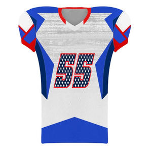 Ensemble d'uniformes de football américain personnalisés, maillot et pantalon, tenue d'entraînement et de match pour équipe, vêtements de sport athlétiques, couleur et logo personnalisés, 100% personnalisable - Product Image 5