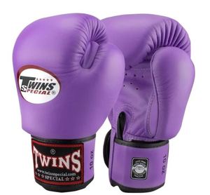 นวมชกมวยสำหรับผู้ใหญ่รุ่น Twins สีม่วง หนัง PU ระบายอากาศได้ดี พร้อมบรรจุภัณฑ์แบบกำหนดเองสำหรับการชกมวย - Product Image 6