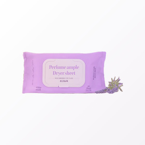 Adoucissant textile coréen K-Beauty Muro Perfume Ampoule, feuilles pour sèche-linge, parfum musc blanc, 80 feuilles - Product Image 1