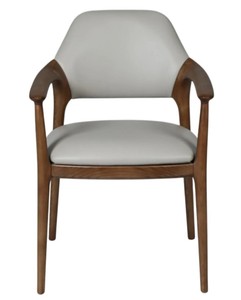 Modern Solid Wood <b>Dining</b> <b>Chair</b> Upholstered Faux Leather Seat Back Midcentury Design for Home <b>Dining</b> Use - Product Image 2