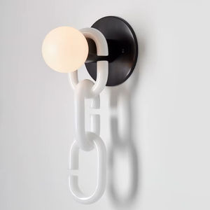 Lámpara colgante de cadena de resina acrílica personalizada, decorativa, para colgar en la pared, divisor de ambientes, para el hogar, hotel u oficina. - Product Image 1