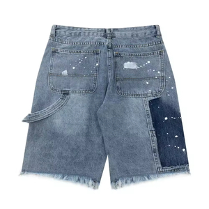 Novedad: Shorts de mezclilla de cintura alta, estilo vintage, transpirables, de secado rápido, para verano, diseño transpirable, MOQ bajo, los más vendidos. - Product Image 4