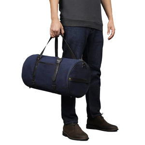 Canvas Gym <b>Bag</b> 20-35L Waterproof Foldable Sports Duffel Shoe Compartment Lightweight Adjustable Strap <b>Training</b> Travel Unisex - Product Image 2