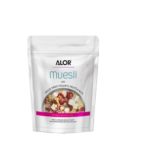 Alor halal พร้อมทานมูสลี่แช่แข็ง-แห้งโยเกิร์ตถั่วผลไม้300กรัมหวานมีรสนิยมกล้วยมะพร้าวแอปเปิ้ลน้ำตาลเนื้อนุ่ม