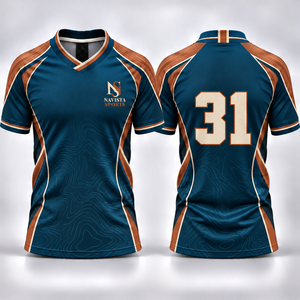 เสื้อฟุตบอลแขนสั้นแบบปรับได้ ผลิตจากโพลีเอสเตอร์ 100% แห้งเร็ว ระบายอากาศได้ดี ป้องกันรังสียูวี เป็นมิตรกับสิ่งแวดล้อม สำหรับทุกเพศ - Product Image 3