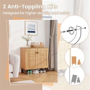4-Tier <b>Shoe</b> Cabinet <b>Storage</b> Organizer Premium <b>Shoe</b> <b>Racks</b> - Product Image 3