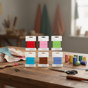 Fascia elastica Ilan 25 mm x 1,5 m multicolore per cucito e artigianato - Product Image 3