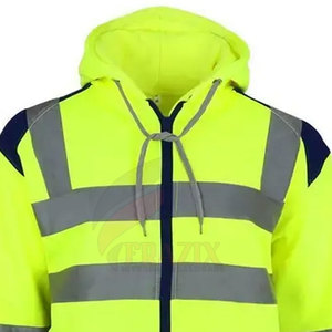 Chaqueta de seguridad de alta visibilidad, ligera y reflectante para trabajo al aire libre y protección en el lugar de trabajo. - Product Image 3