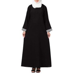 Abaya de luxe brodée pour femmes, tenue traditionnelle modeste, vêtements islamiques longs pour femmes, tenue de soirée - Product Image 1