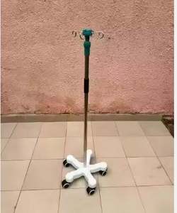 Support d'infusion réglable en acier inoxydable, poteau médical pour perfusion IV, support de perfusion de classe I Hitech en métal pour hôpital et clinique - Product Image 2